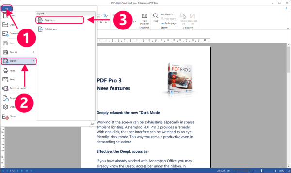 Ashampoo® PDF Pro 3 for Windows Lifetime License ESD Official Download 2