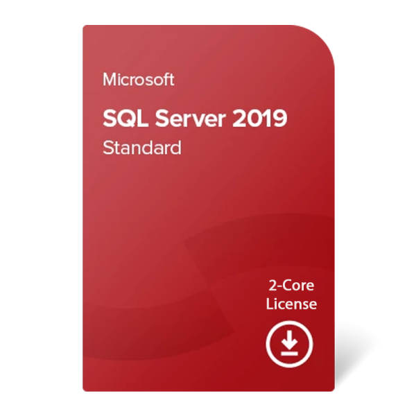 Microsoft SQL Server 2019 Standard 2 Core License Download MFG Part 7NQ 01564 SoftwareHUBs