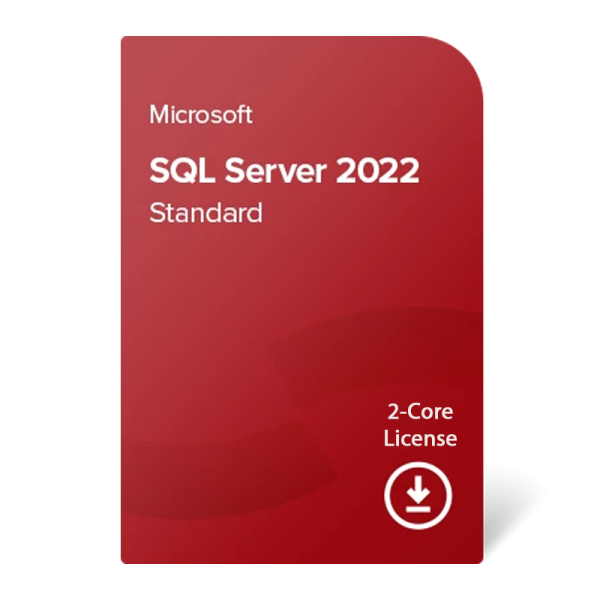 Microsoft SQL Server 2022 Standard 2 Core License Download MFG Part 7NQ 00162 Softwarehubs