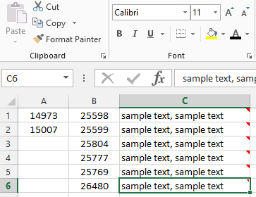 Excel Fonts