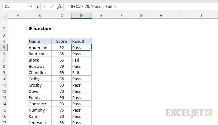 Essential Excel Functions5