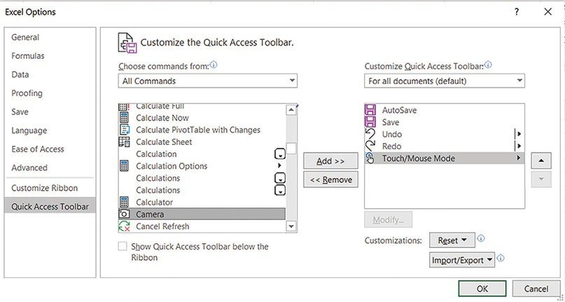 Excel Camera2