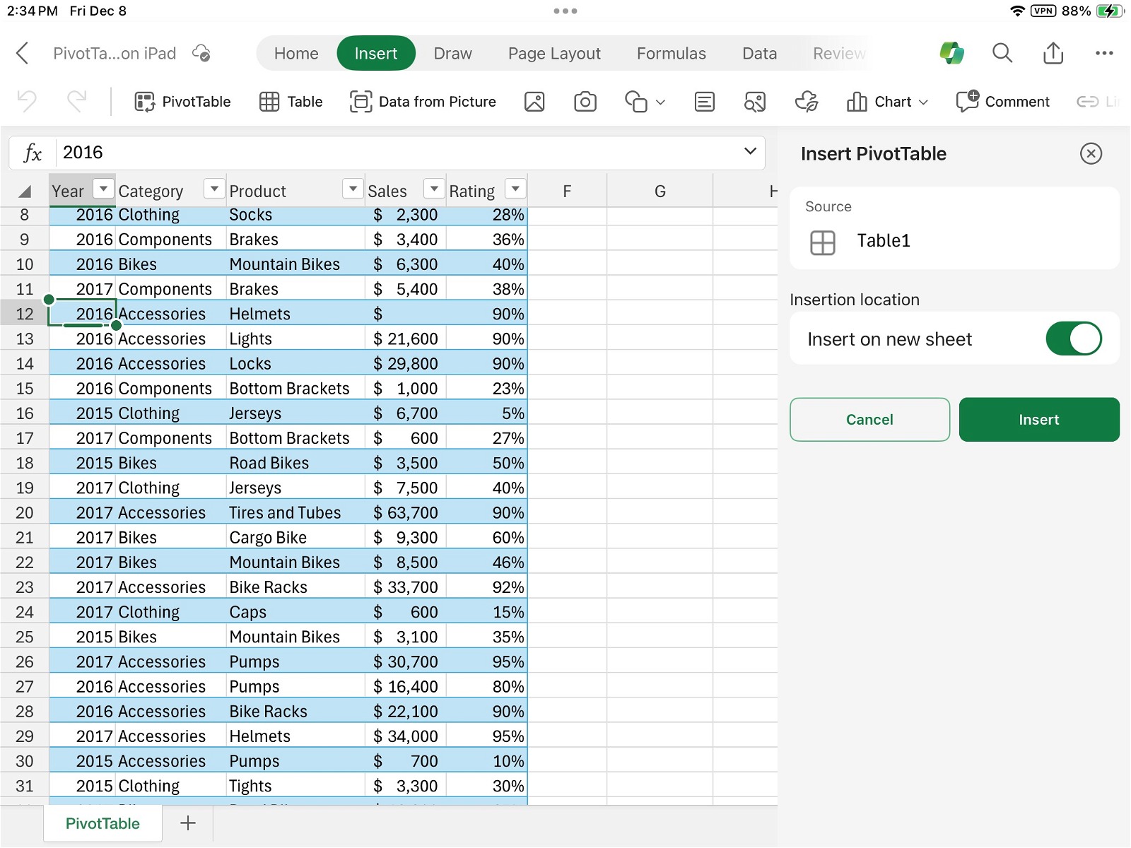 Excel Data Analysis4