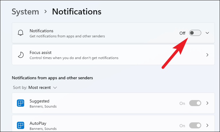 Disable Notifications5