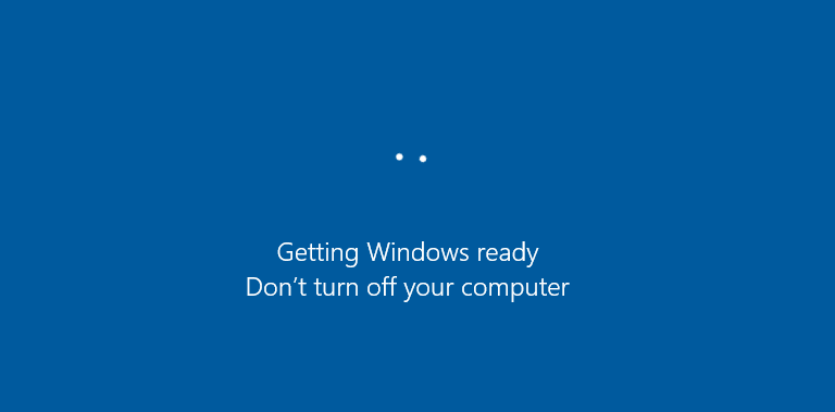 Windows Getting Ready