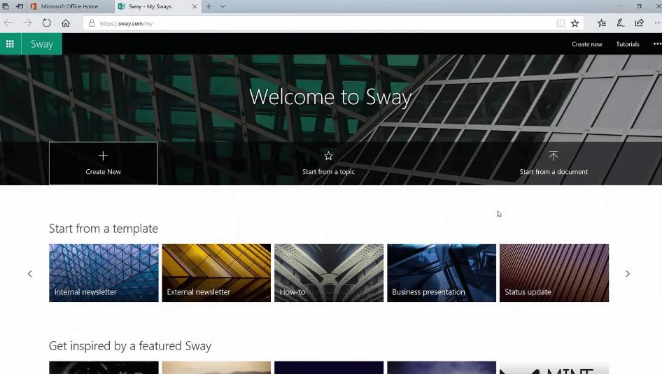 Microsoft Sway12