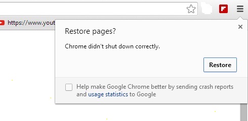 Restore Google Chrome5