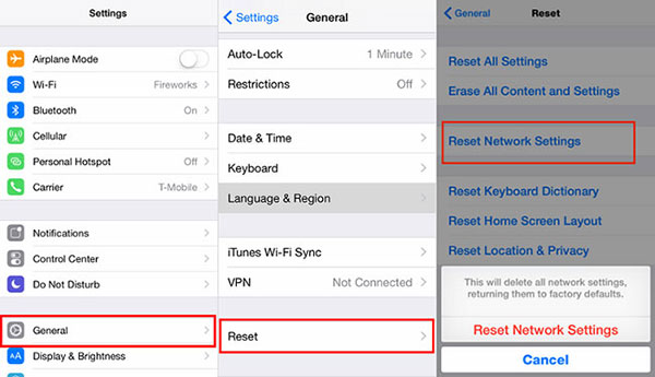 Restore Network Settings14