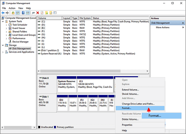 Set Up Partitions40