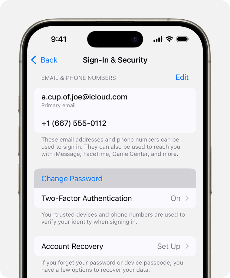 Update Your Apple ID3