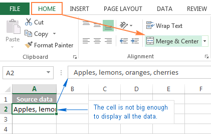 Combine Cells