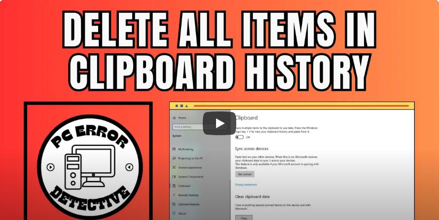 Delete Clipboard History4