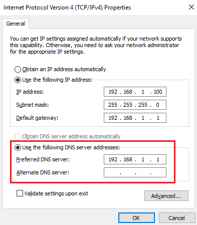 Resolve the “Default Gateway Is Not Available” Error on Windows 10