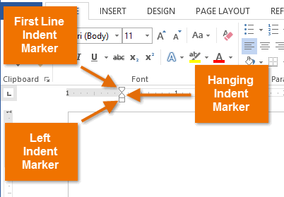 Make a Hanging Indent3