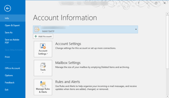 Configure an Email Account2