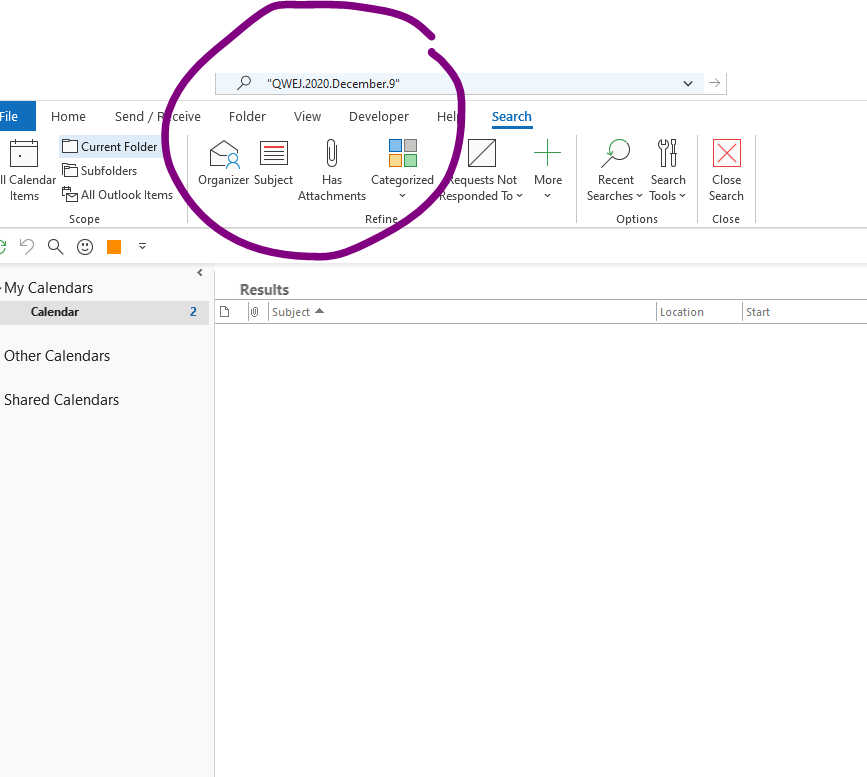 Find Calendar Events4