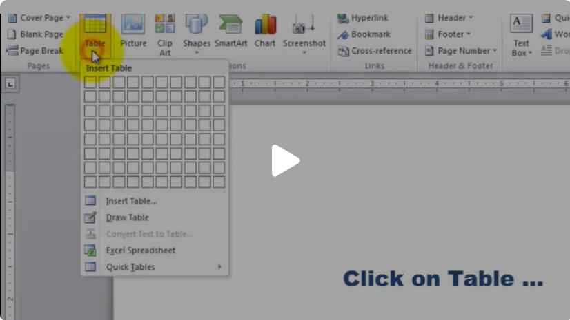 How to Insert and Modify a Table in Microsoft Word – 2024