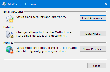 Outlook Data File