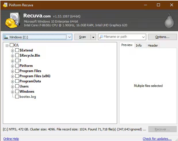 Recover Deleted Files10