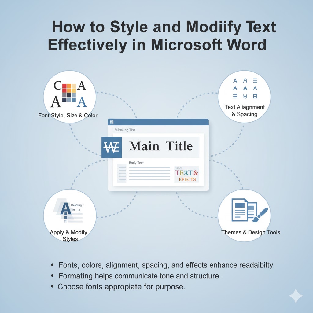 How to Style and Modify Text Effectively in Microsoft Word – 2025