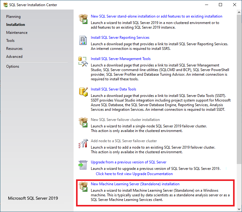 Installation Guide for SQL Server 2016