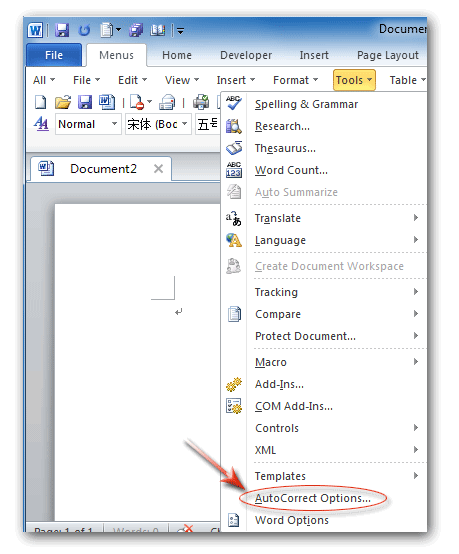 Disabling Auto-Correct in Microsoft Word – 2025