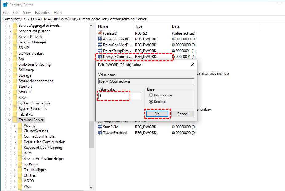How to block network access to the Windows Registry on Windows 7