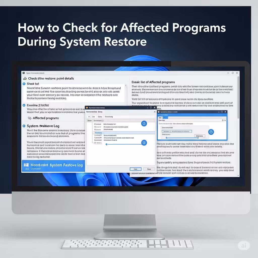 Check Which Programs and Drivers Will Be Affected by a System Restore – 2025