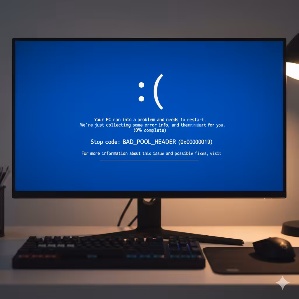 How to Resolve the 0x00000019 Bad Pool Header Error in Windows
