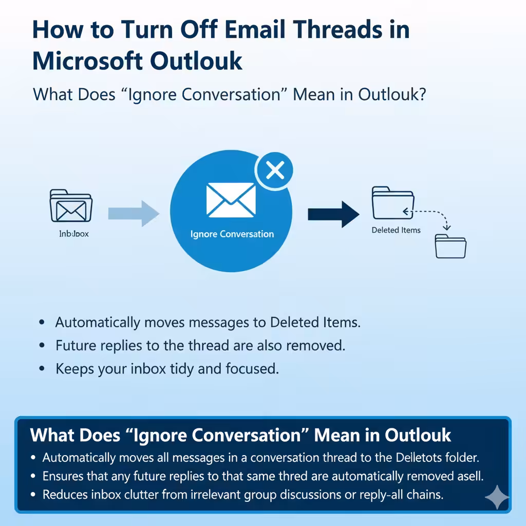 How to Turn Off Email Threads in Microsoft Outlook – 2025