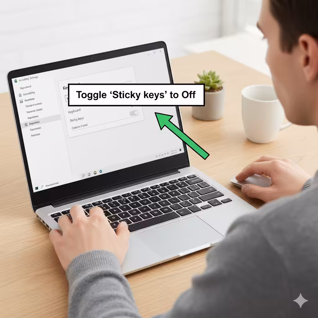 Steps to Turn Off Sticky Keys in Windows – 2025