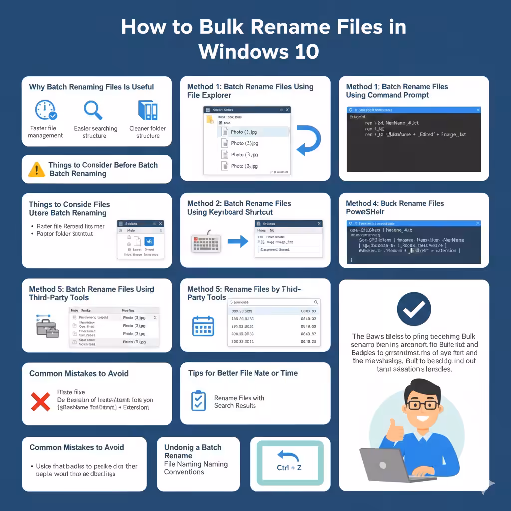 Ways to Bulk Rename Files in Windows 10