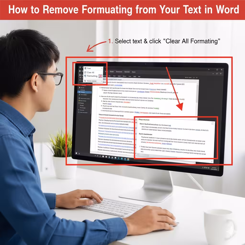 How to Remove Formatting from Your Text in Word – 2025