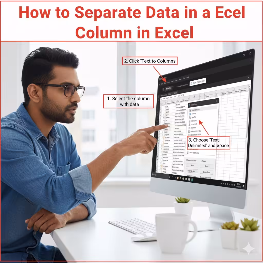 How to Separate Data in a Column in Excel – 2025