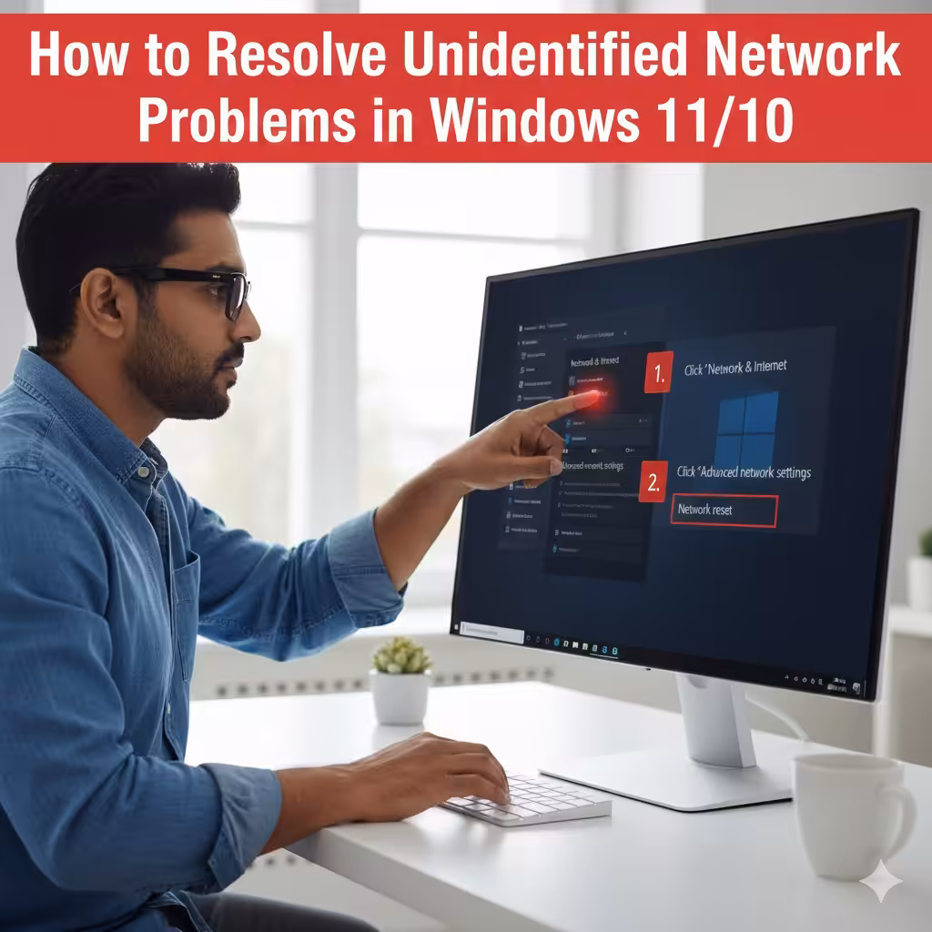 Ways to Troubleshoot Unidentified Network Problems in Windows 11/10