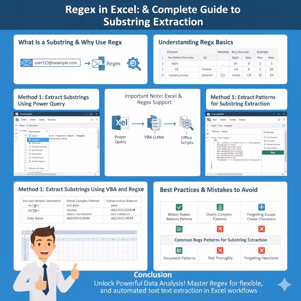Regex in Excel: A Complete Guide to Substring Extraction – 2026