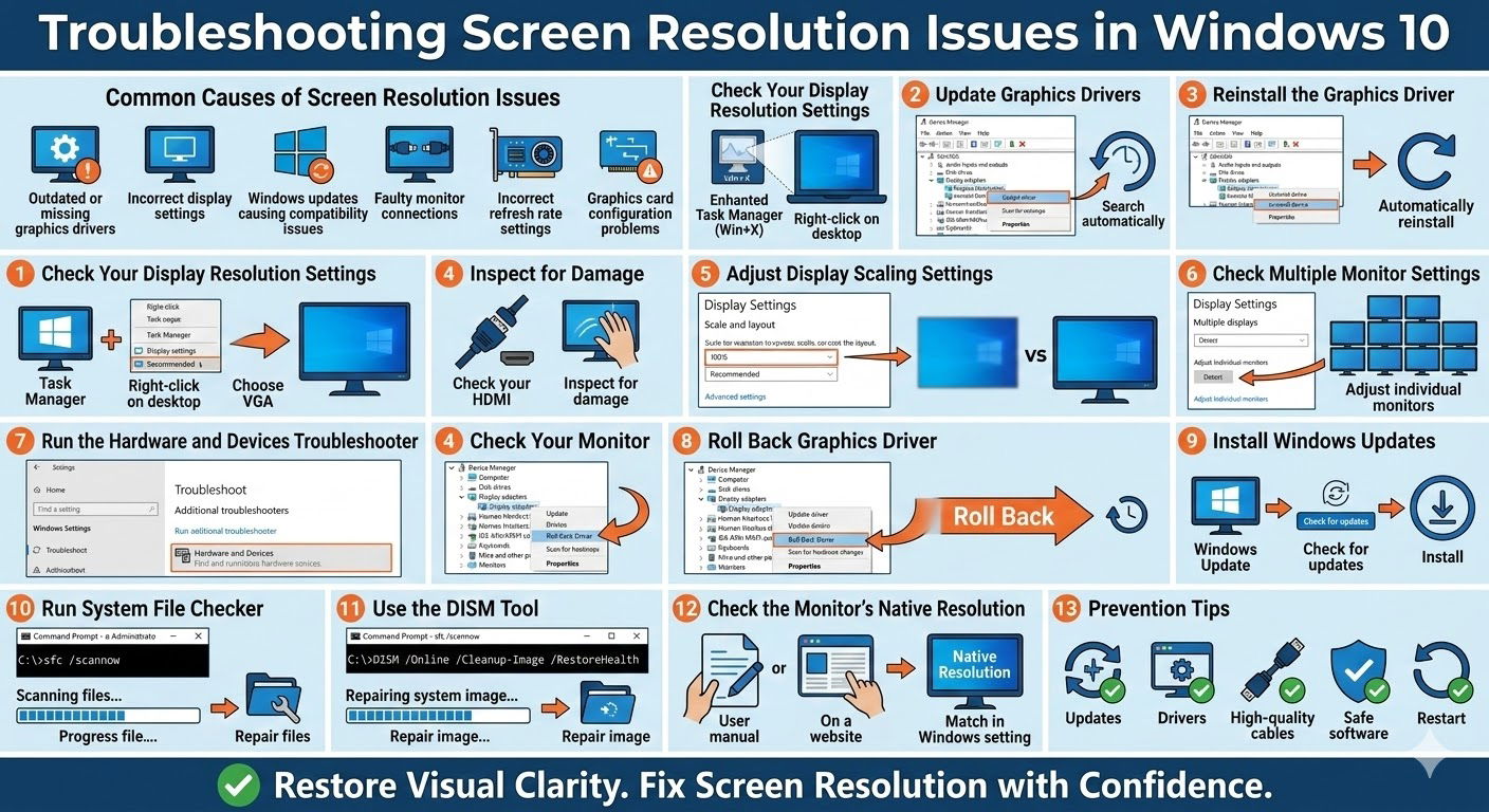 Troubleshooting Screen Resolution Issues in Windows 10 5 Screen Resolution Issues2