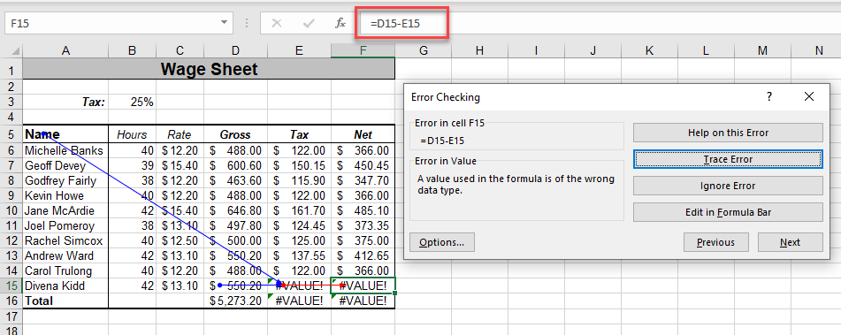 Excel Formulas Not Updating5