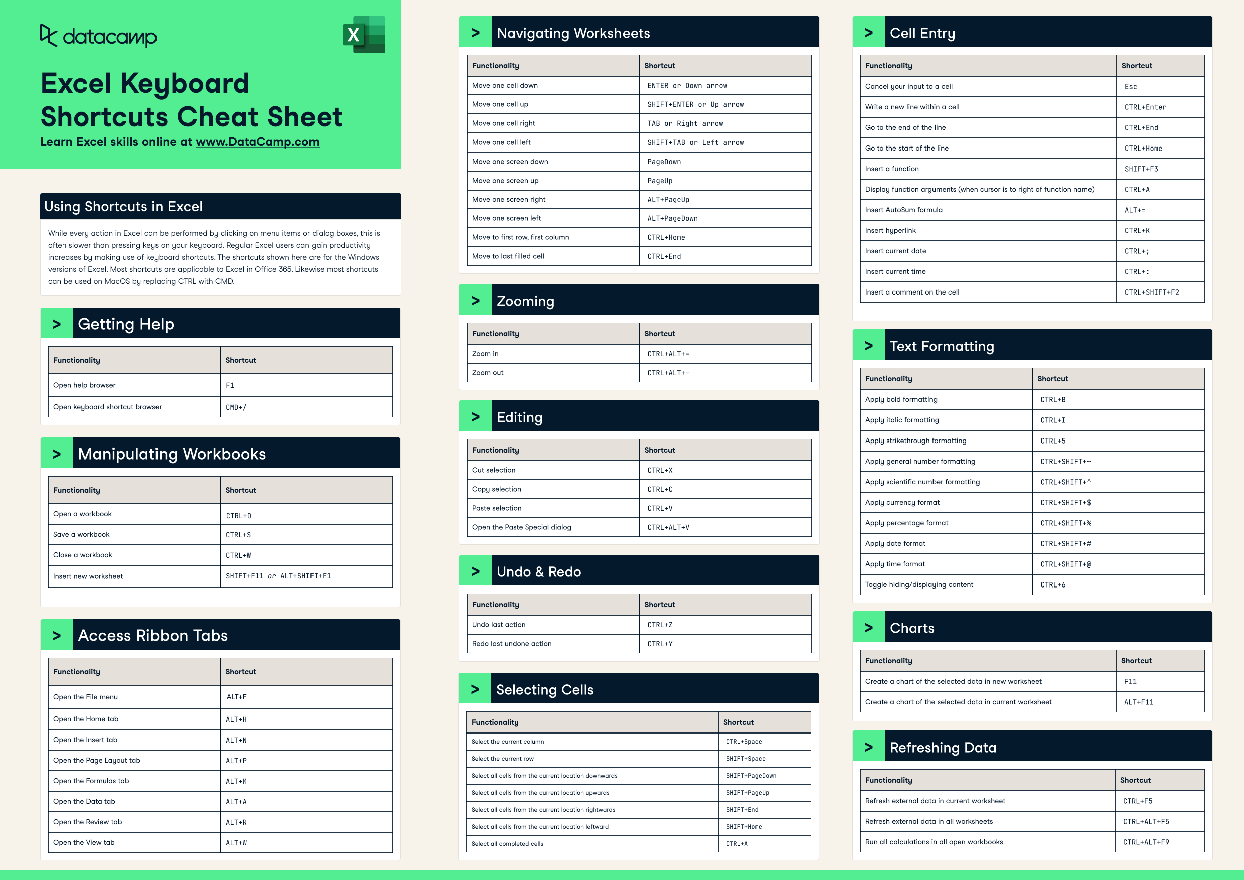 Excel Quick Reference2
