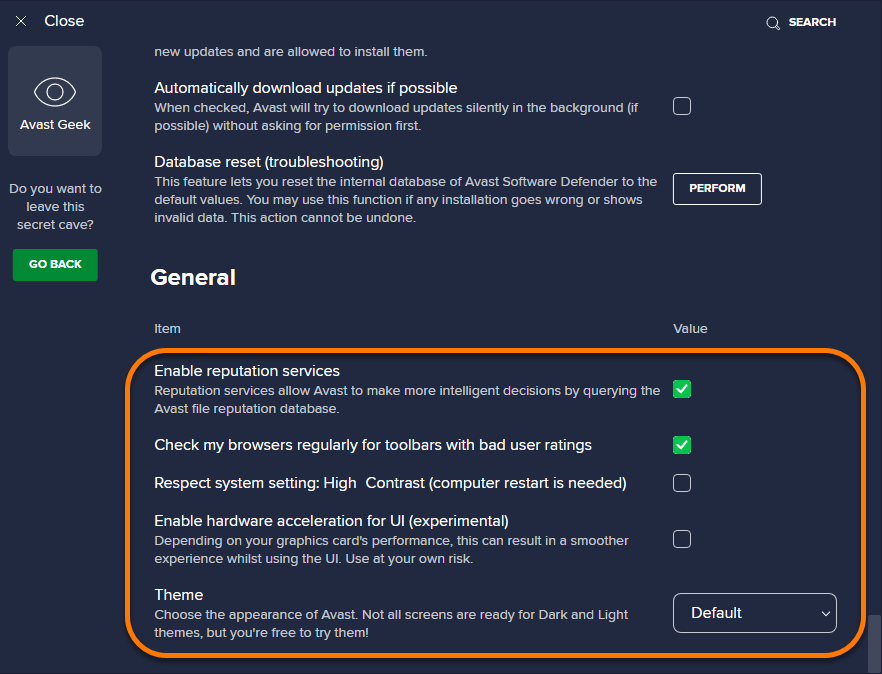 Fix Avast Slowing2