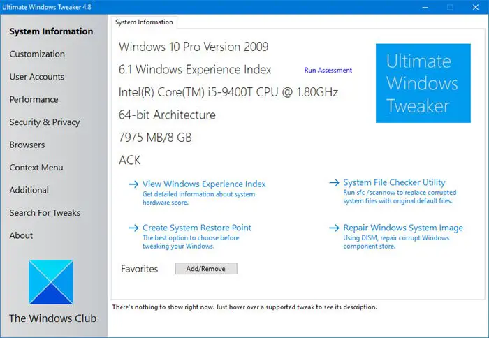 Guide to Downloading Ultimate Windows Tweaker 4 for Windows 10 4 Tweaker 4