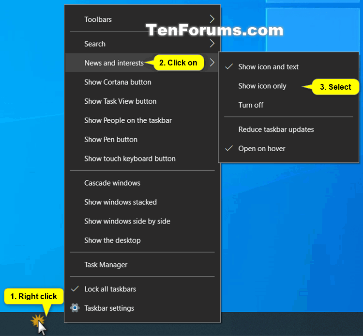 How To Disable Weather and News Widget on Windows 10 Taskbar 10 Disable Weather40