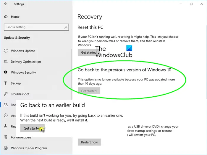Stop Windows 1141