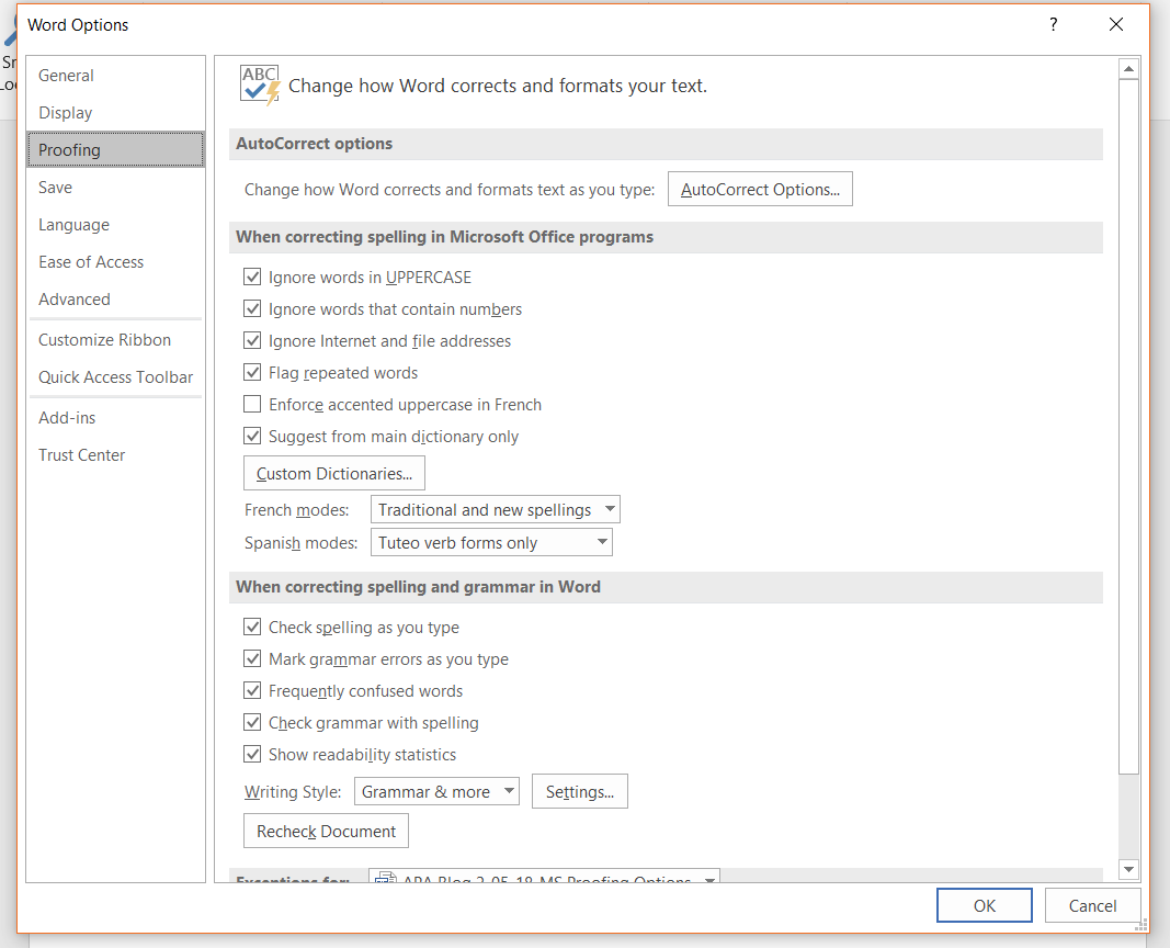 How to Resolve Spell Check Issues in Word - 2025 17 Resolve Spell Check2