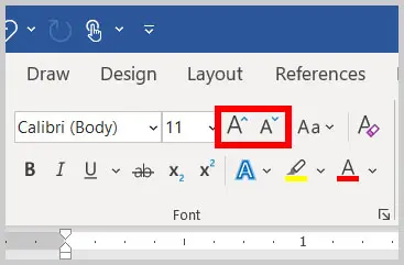 How to Adjust Text Size and Font in Word - 2025 14 Adjust Text Size5