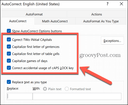 Disabling Auto-Correct in Microsoft Word - 2025 10 Disabling Auto Correct3
