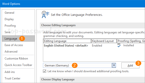 Install a Language Pack