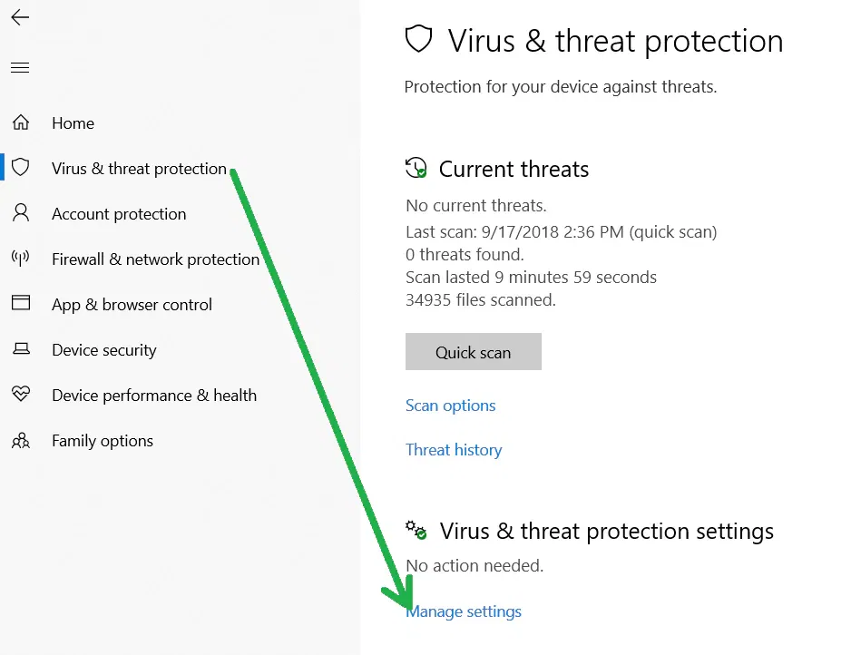 Enable Windows Defender3