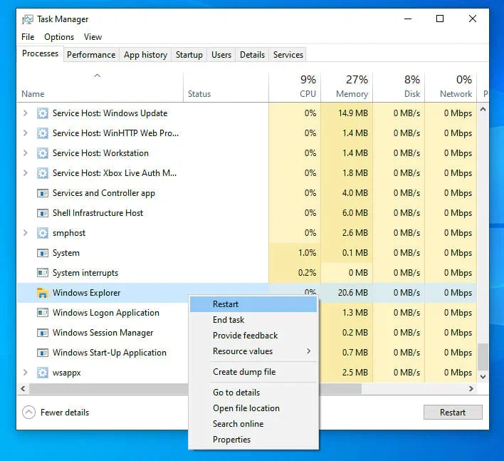 Fixing the Start Menu Issue in Windows 10 6 Fixing the Start Menu Issue