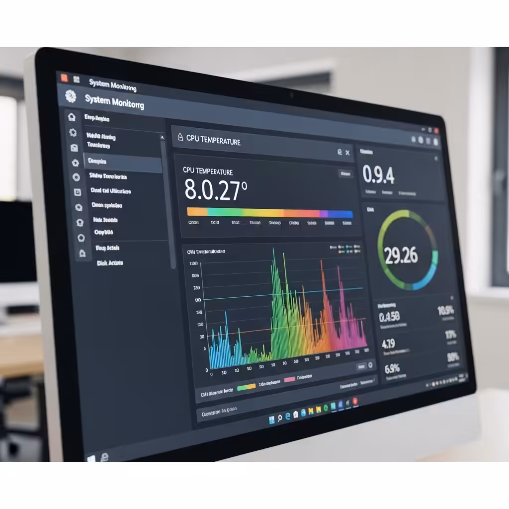 Checking CPU Heat Levels3